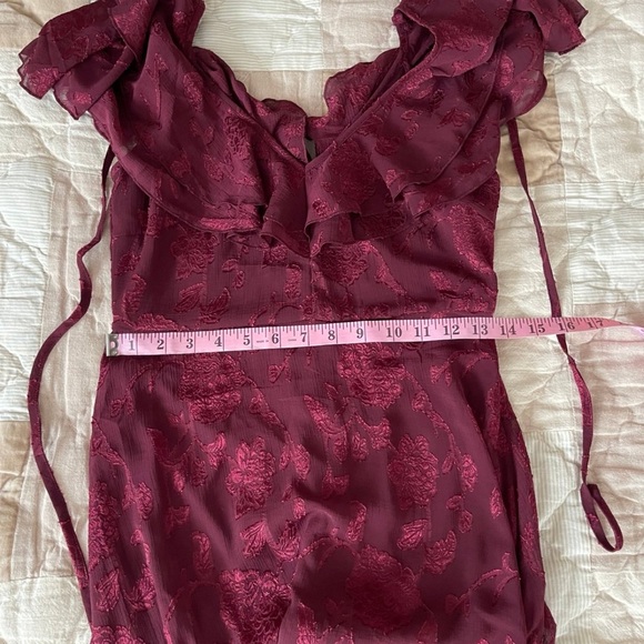 Francesca's Collections Ruffle Maxi Dress - Picture 10 of 14